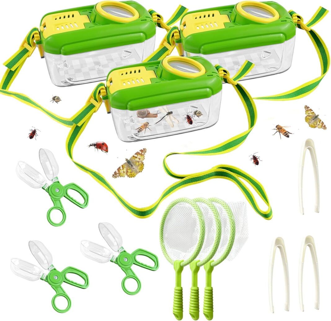 3 Sets Bug Catcher Kit for Kids Outdoor Exploration Kit