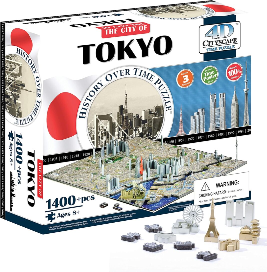 4D Cityscape Tokyo Time Puzzle