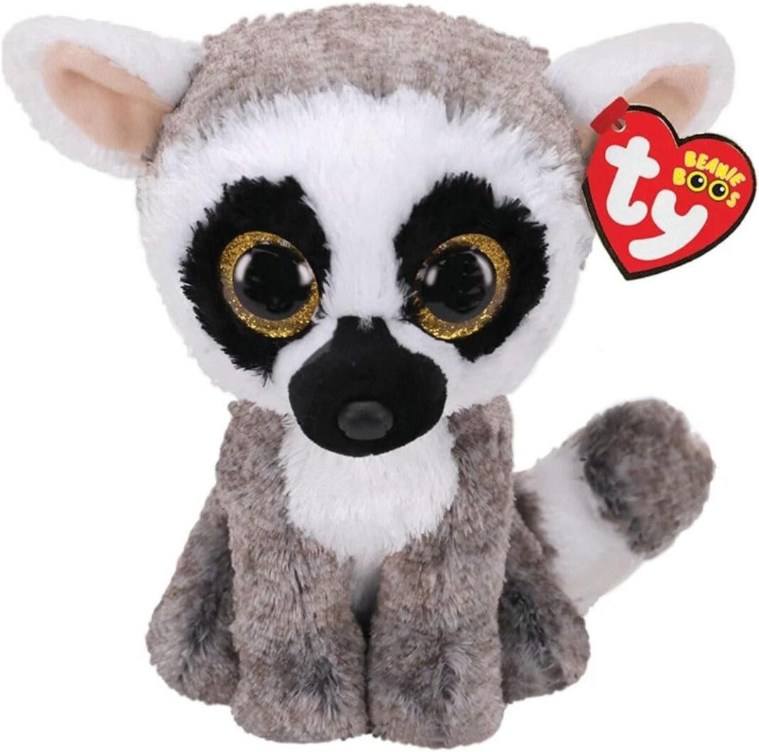 Beanie Baby Linus Lemur Stuffed Animals Plush Doll (6 inch)