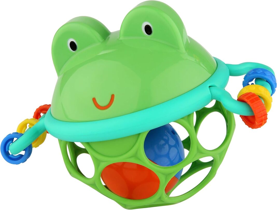 Bright Starts Oball Musical Toy, Jingle & Shake Pal, BPA-Free