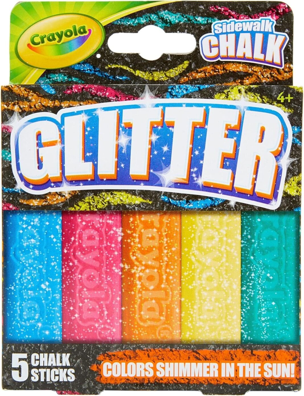 Crayola Glitter Chalk 5ct