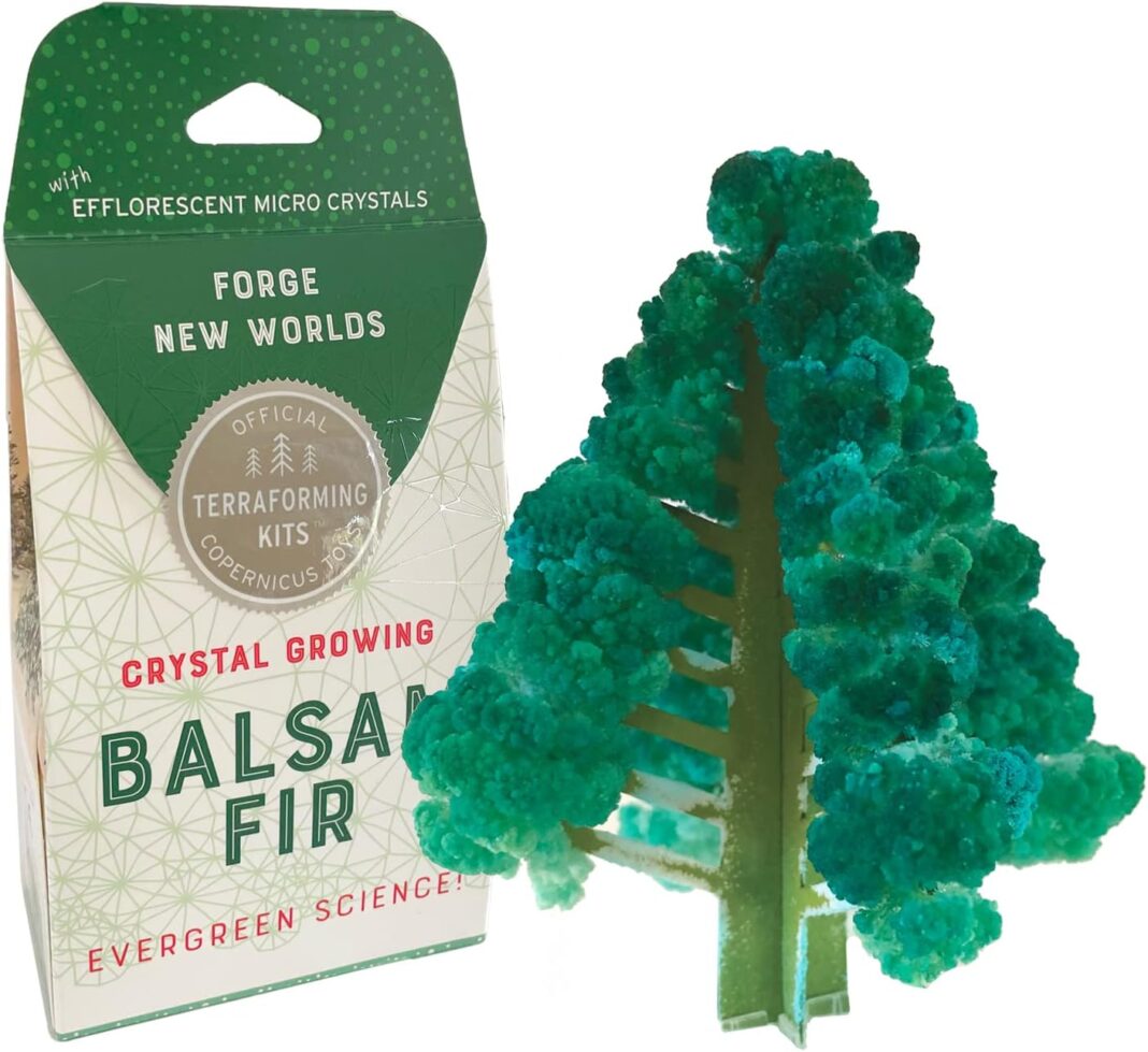 Crystal Growing Balsam Fir Official Terraformer kit | Grows in