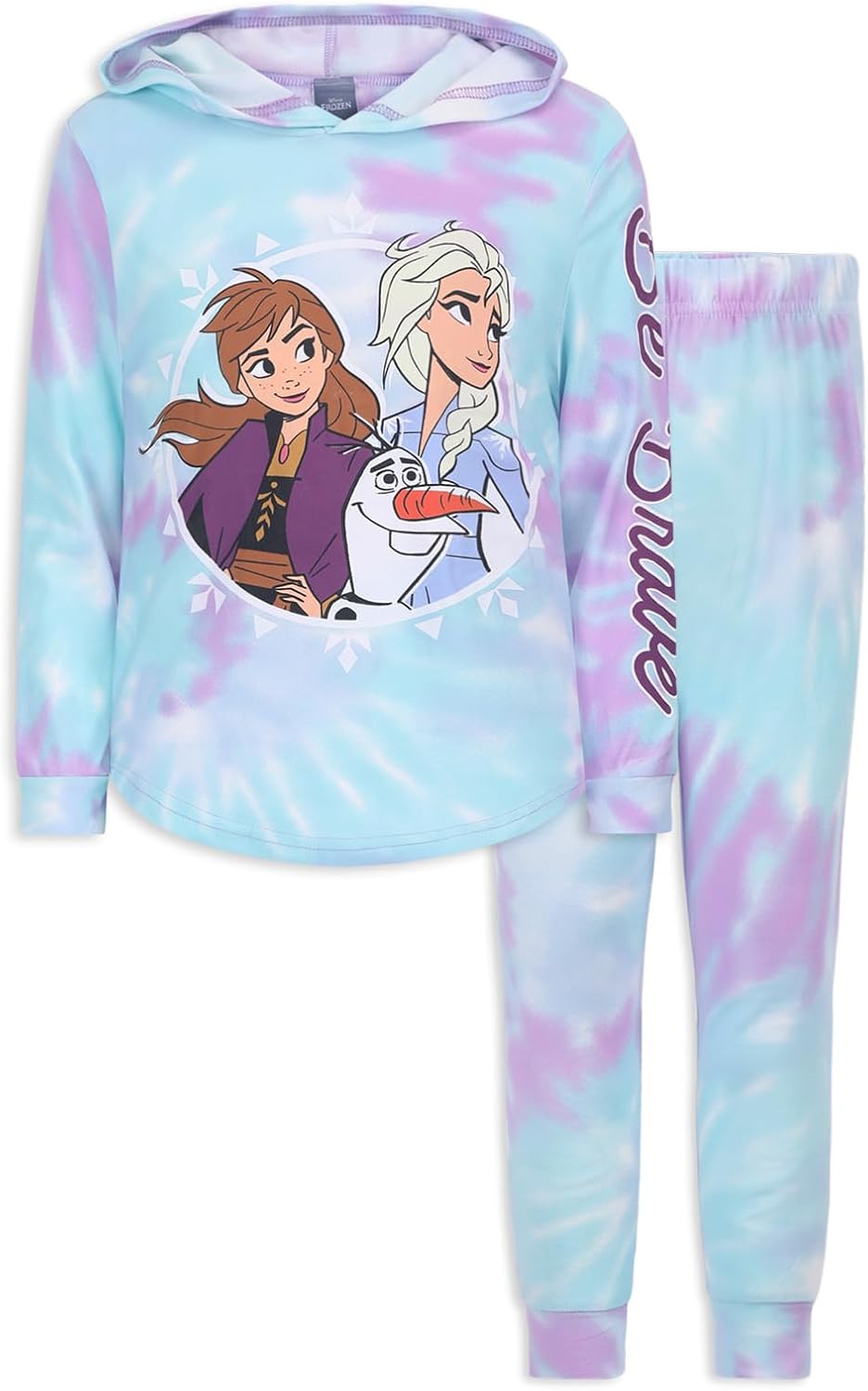 Disney Frozen Elsa, Anna and Olaf Girls Hoodie and Pants