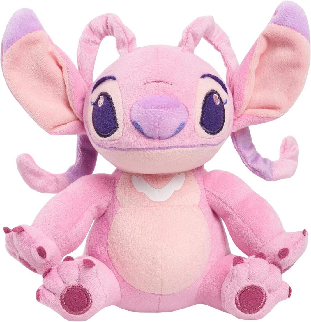 Disney Lilo & Stitch 6-Inch Bean Plushie Angel, Stuffed Animal,