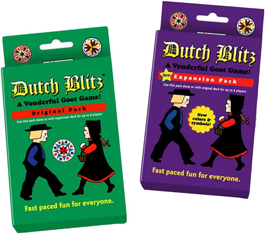Dutch Blitz: Original and Purple Expansion Combo, Fast Paced Card