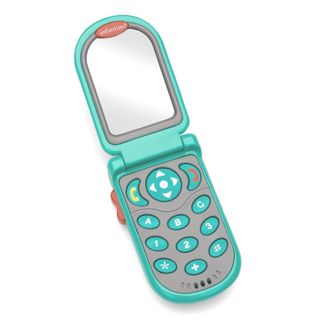 Infantino Flip and Peek Fun Phone: Bilingual with 3 English