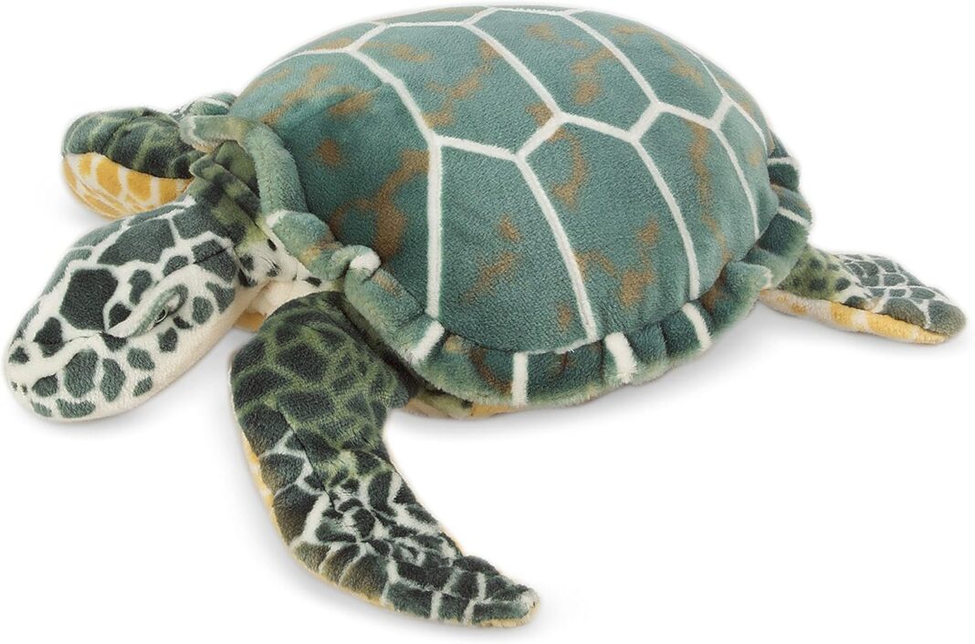 Melissa & Doug Giant Sea Turtle - Lifelike Stuffed Animal