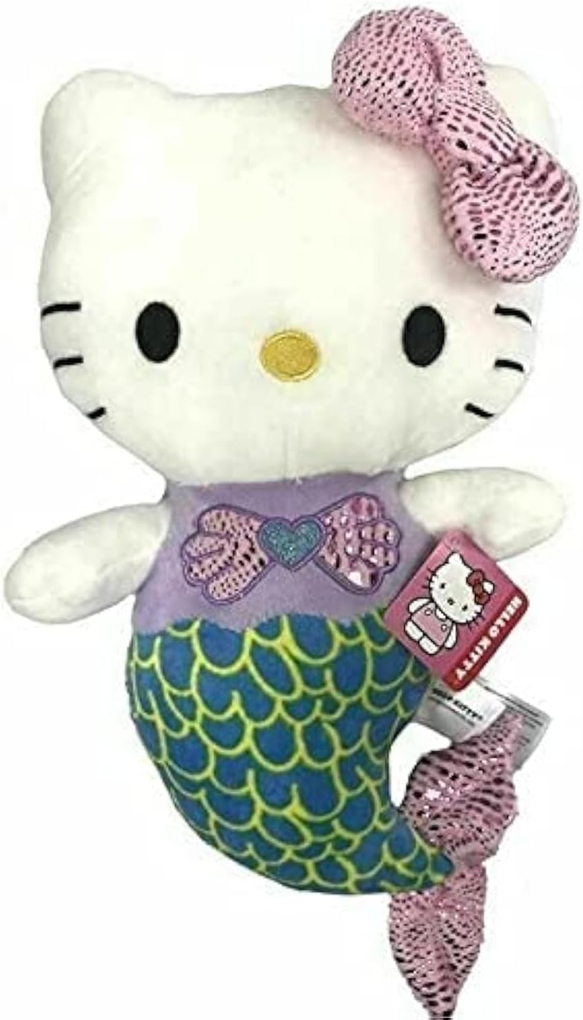 Sanrio Hello Kitty Mermaid 12 Inch Stuffed Figure Animal Plush