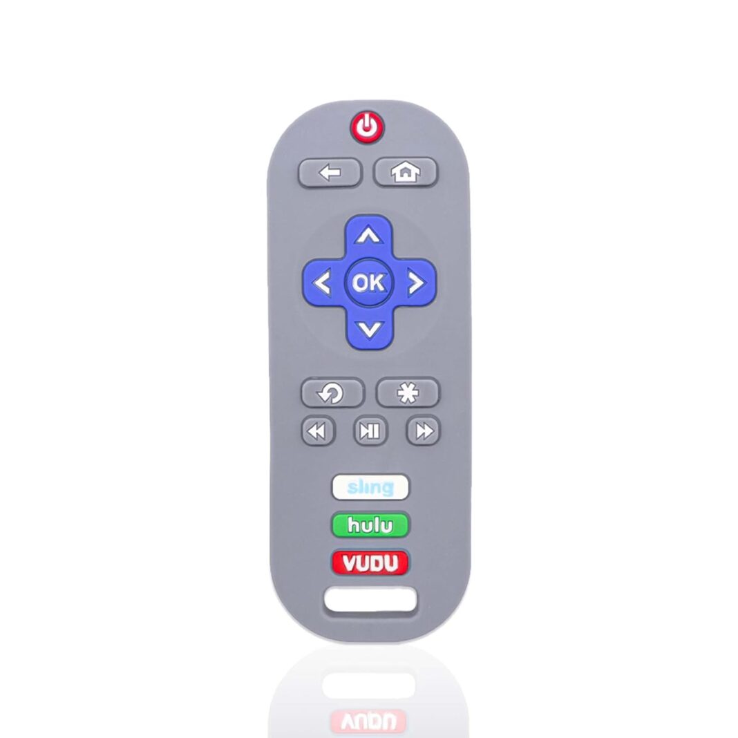 Silicone Baby Teething Toys, TV Remote Control Shape Silicone Teethers,