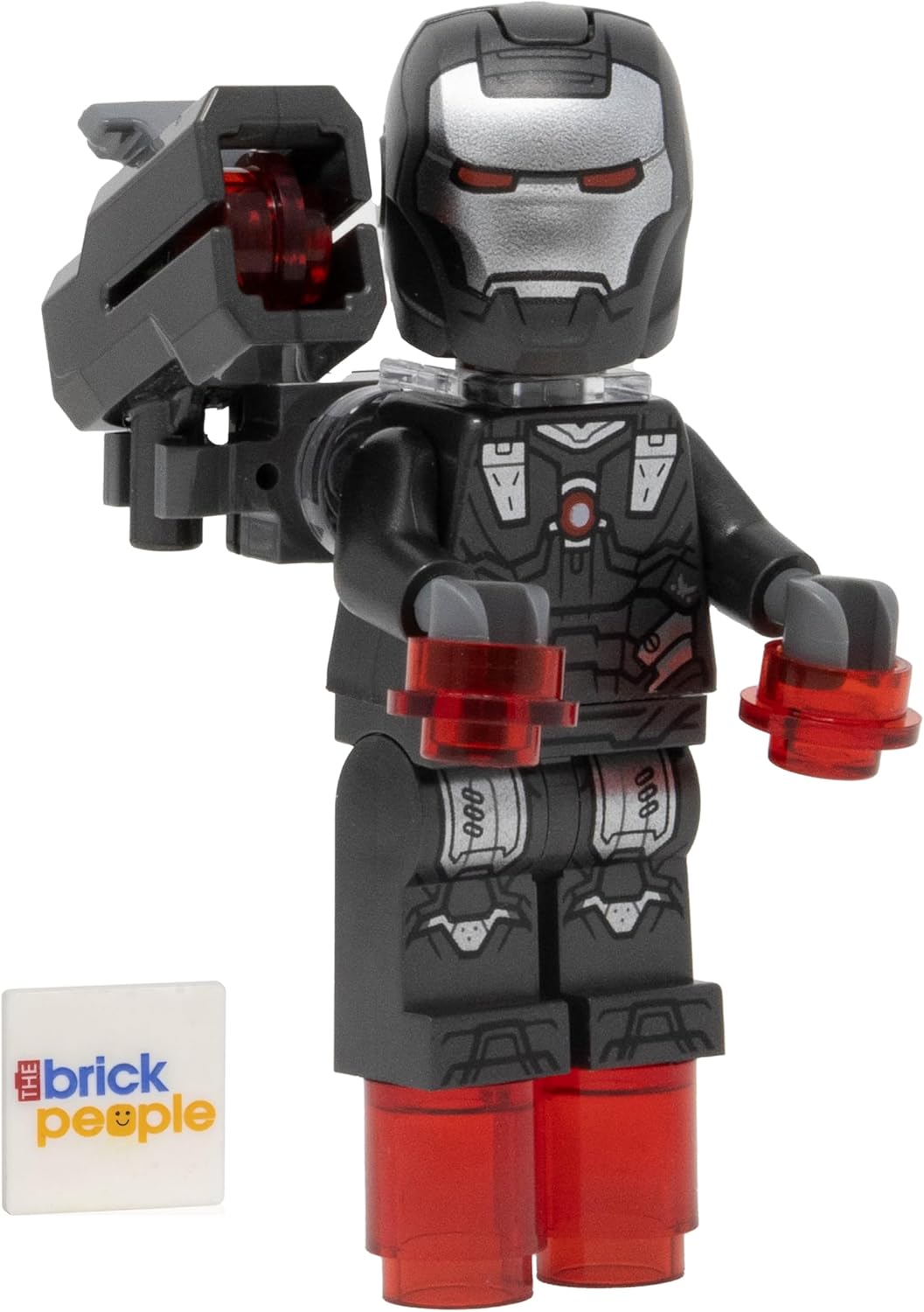 Superheroes: War Machine Minifigure with Shoulder Cannon, Blaster, and (James