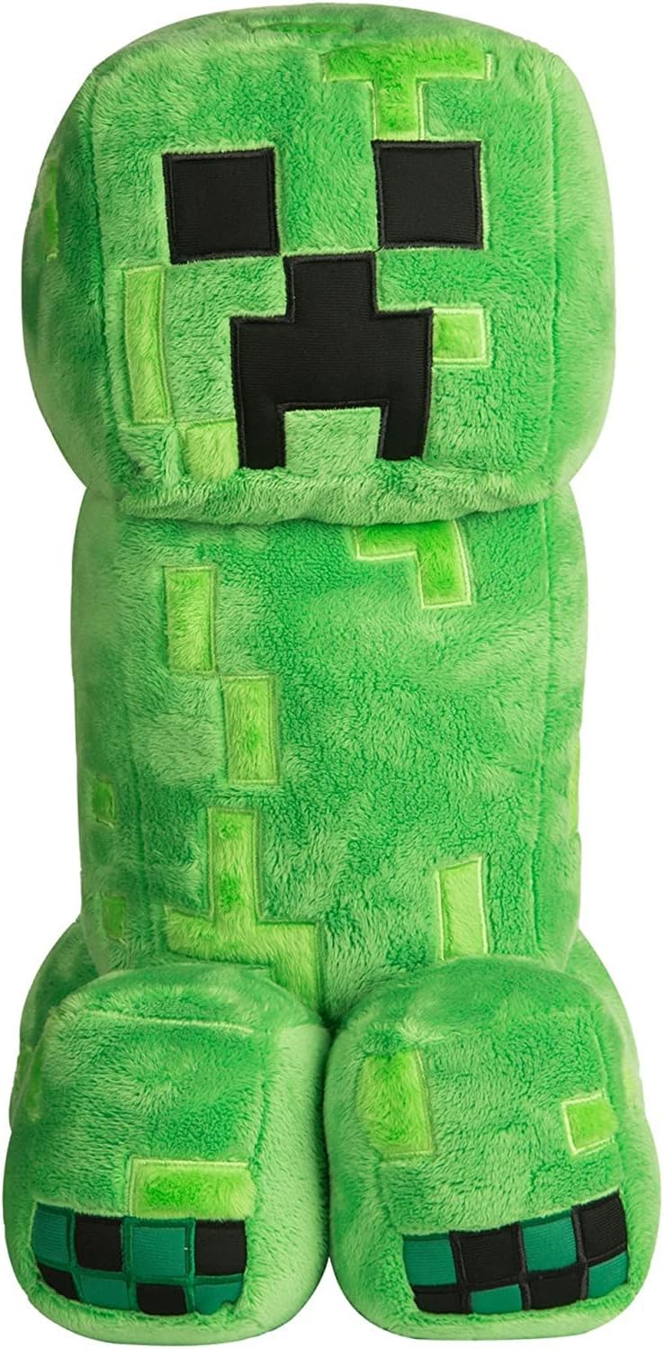 The Plushie Guy Creeper Miner Plushie Stuffed Toy Large 16