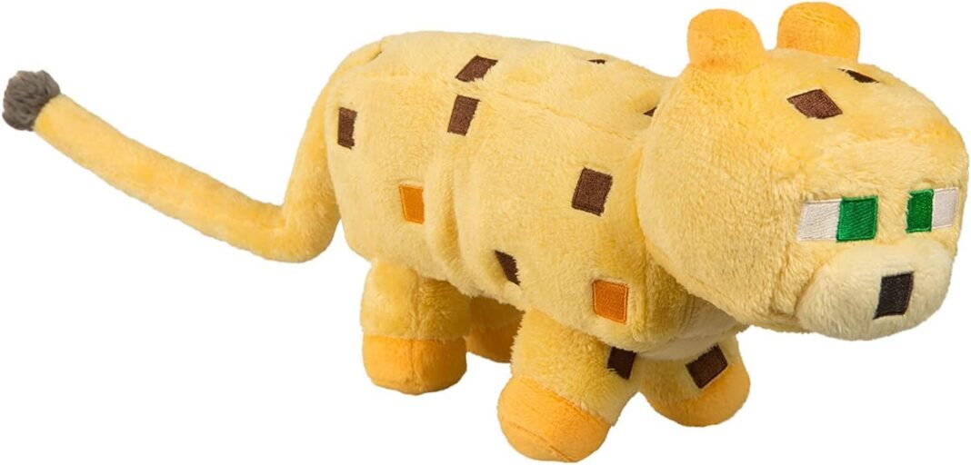 The Plushie Guy Ocelot Plushie Stuffed Toy Medium 15 Inches