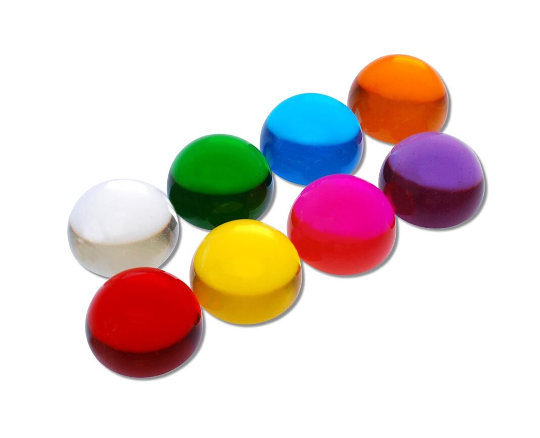 TickiT Perception Semispheres - Set of 8 Colors - Transparent