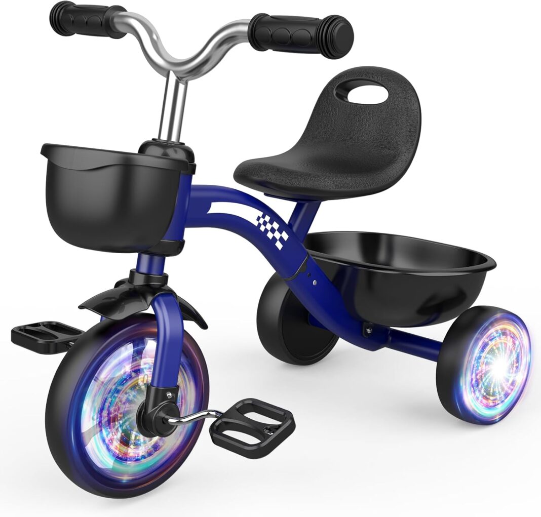 Toddler Tricycle for1-3 3-5 Year Olds, Toddler Toys Baby Bike