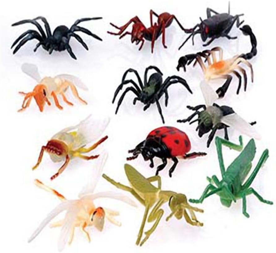 U. S. Toy Toy 2378 Mini Insects, 1-Pack of 12