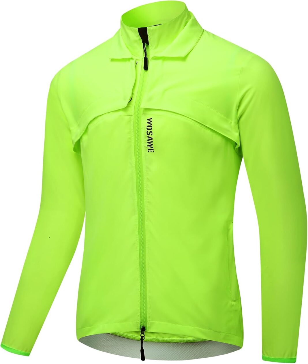 WOSAWE 2 in 1 Cycling Jacket Men Convertible Biking Vest