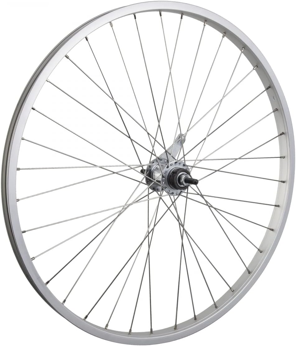 WheelMaster KT-305 Coaster Brake Rear Wheel 26 x 1.75/2.125, Silver,