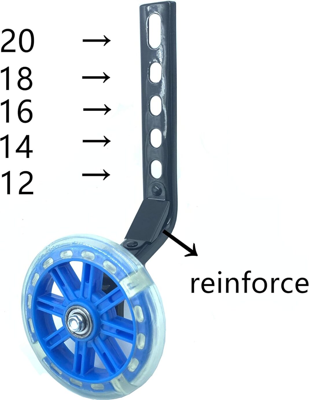 YJIAkid single speed bicycle thickened flash silent training wheel, suitable